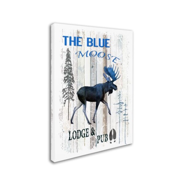 LightBoxJournal 'The Blue Moose' Canvas Art,24x32